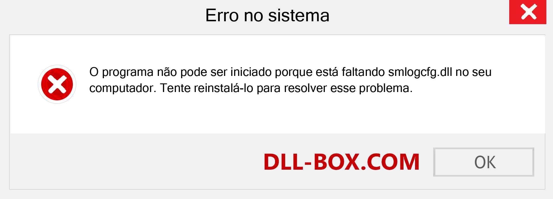 Arquivo smlogcfg.dll ausente ?. Download para Windows 7, 8, 10 - Correção de erro ausente smlogcfg dll no Windows, fotos, imagens